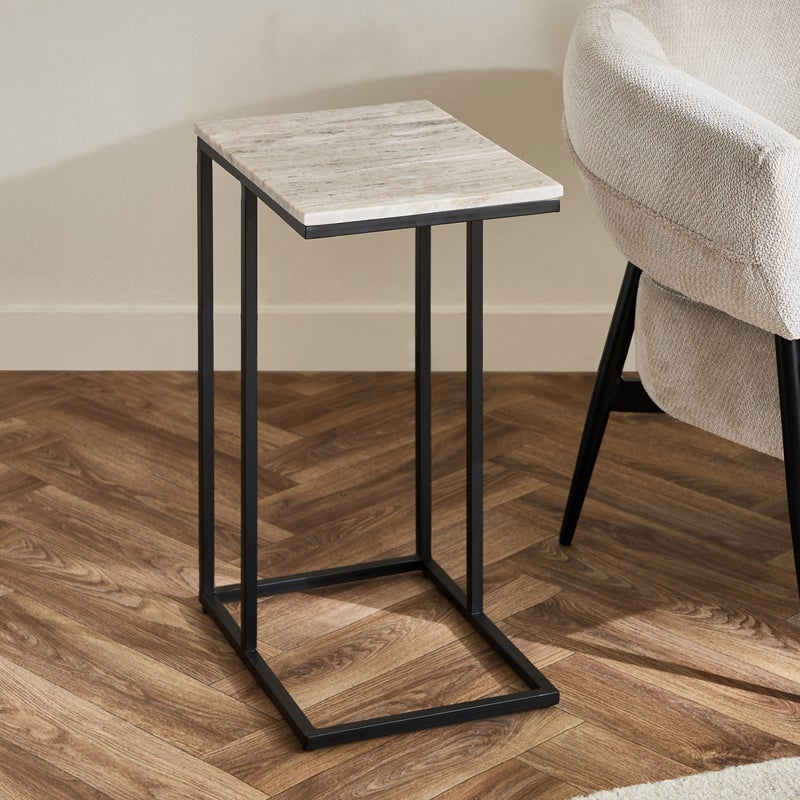 Home Box C Table with Marble Top for Living Room - Image 2